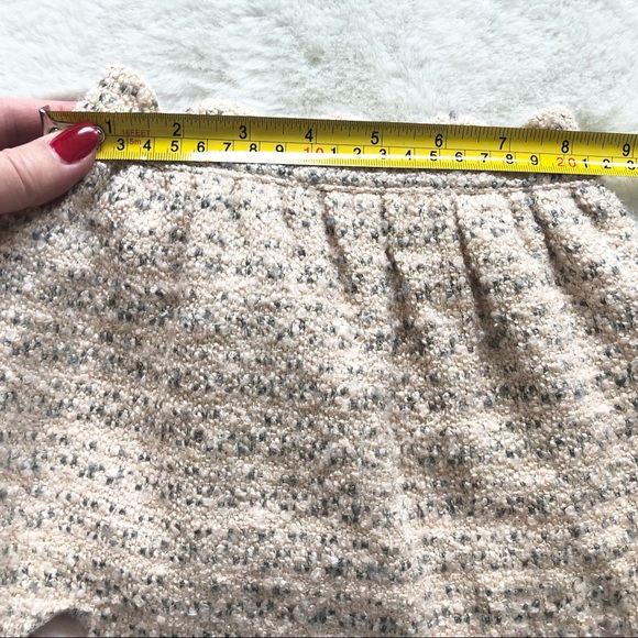 JANIE AND JACK PINK SHIRT w/ BOW & TWEED LINED SKIRT - Picture 10 of 12